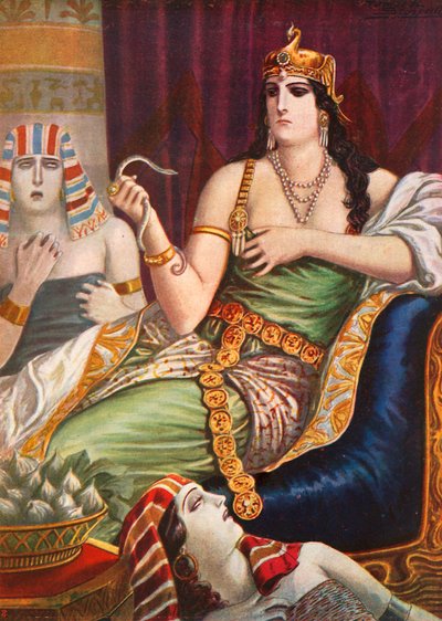 Suicide of Cleopatra by Tancredi Scarpelli